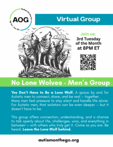 No Lone Wolves Mens Group flyer