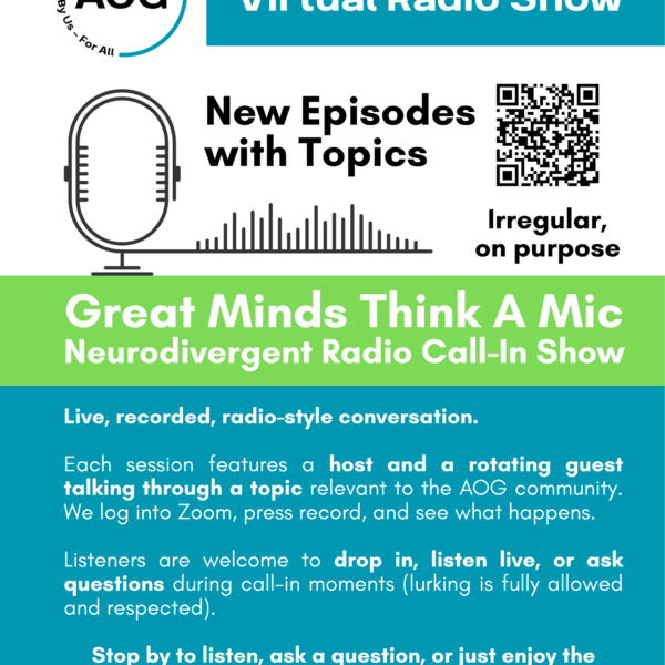AOG Radio Episode 4: Autism Acceptance Month Town Hall