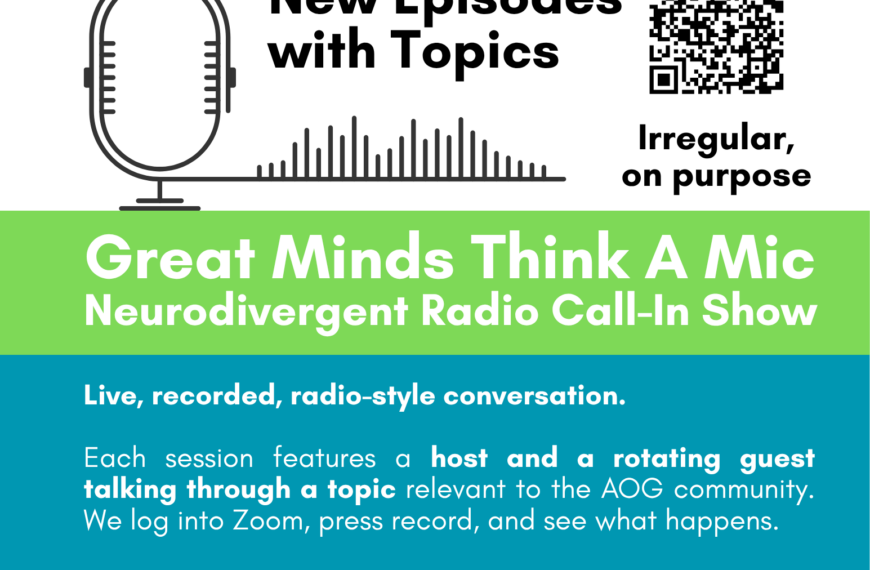 AOG Radio Episode 4: Autism Acceptance Month Town Hall